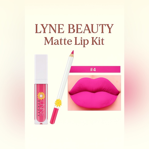 Matte Lipstick Kit Makeup Cosmetic Hyaluronic Acid Aloe Vera Pigment Sunscreen - Picture 8 of 16